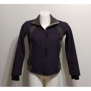 Columbia Women's Base TRX Convert Jacket Sz S Gray Purple Waterproof Breathable